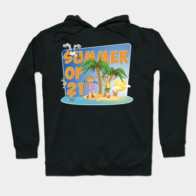 The summer of ‘21 Hoodie by Stefs-Red-Shop